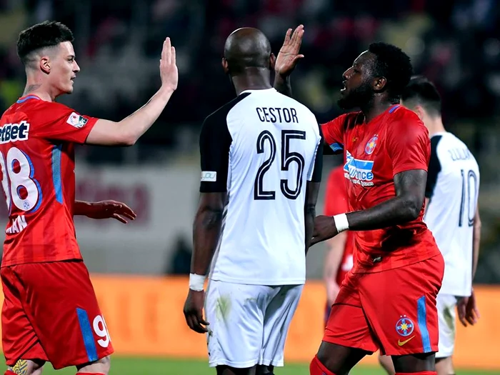 Gnohere şi Man se felicită pentru victoria cu Astra