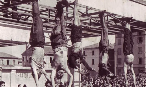 28 aprilie: Benito Mussolini este capturat şi executat de membrii mişcării de rezistenţă italiene jpeg