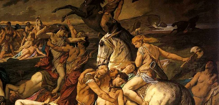 Amazoanele. Un tablou de Anselm Feuerbach, secolul al XIX-lea.