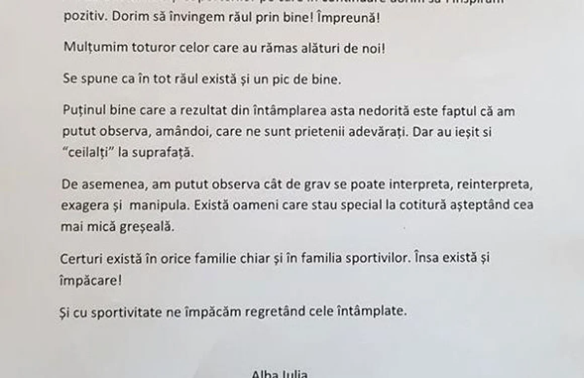 intelegere sportivi