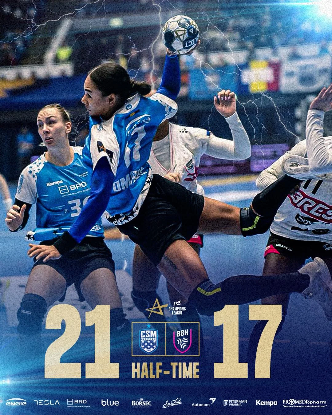 CSM București, victorie uluitoare cu echipa cu cel mai mare buget din Liga Campionilor. Asalt final pentru locul 2