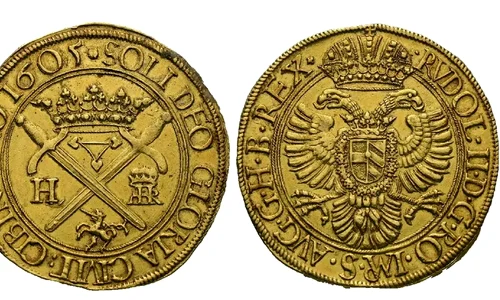 moneda 10 ducati din sibiu 1605 jpg