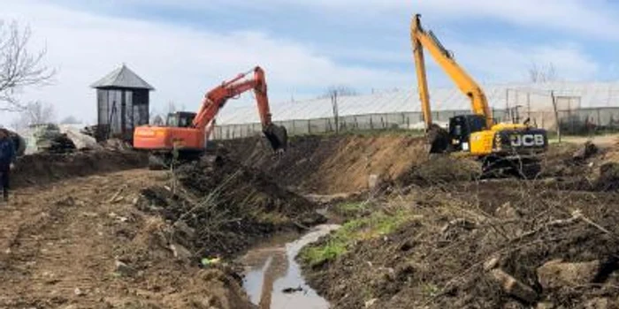 Albia râului Corozel a fost sensibil lărgită FOTO Apele Române