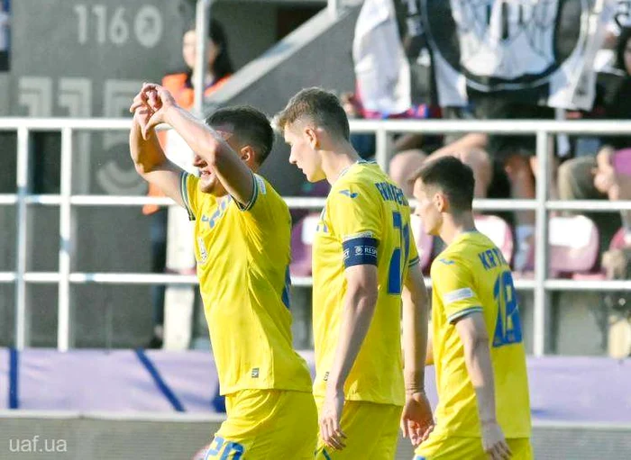 Selecţionata Ucrainei a debutat cu o victorie. FOTO uaf.ua