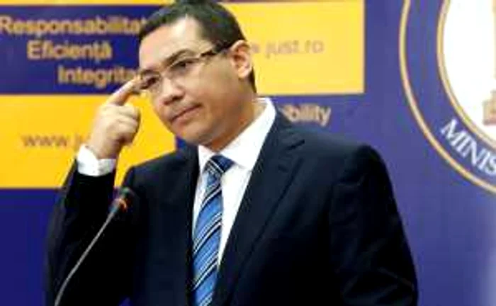 Premierul Victor Ponta FOTO: Mediafax