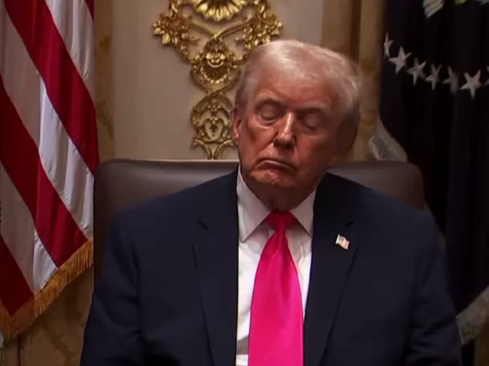 Donald Trump, în timpul ședinței de marți, 2 decembrie/FOTO: Captură video/The Independent