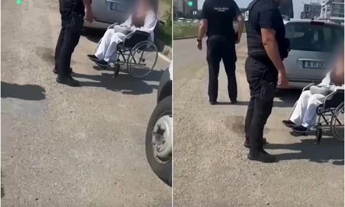 tanara in scaun cu rotile la cersit bucuresti jpg