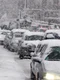 Mașini blocate în trafic de ninsoare - vremea - meteo - ninge FOTO Shutterstock 