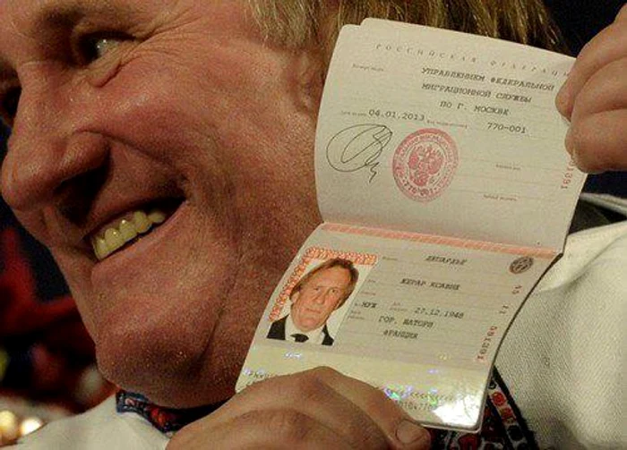 Gerard Depardieu, bucuros că a obţinut cetăţenia rusă. Foto arhivă