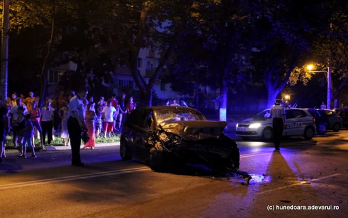 accident rutier in hunedoara