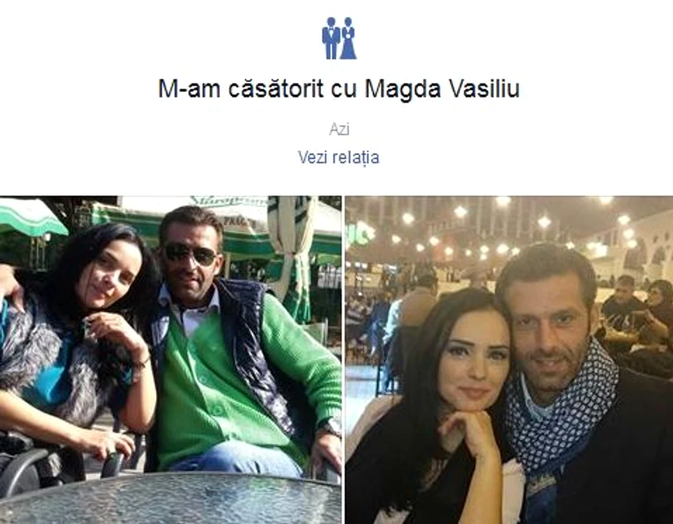 Magda Vasiliu şi Cosmin Stoian se iubesc de o jumătate de an
