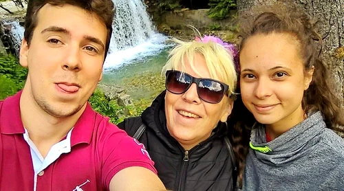 Silvia Dumitrescu și fiul ei, Iulian