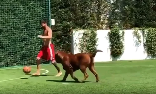 Lionel Messi fotbal cainele lui jpeg