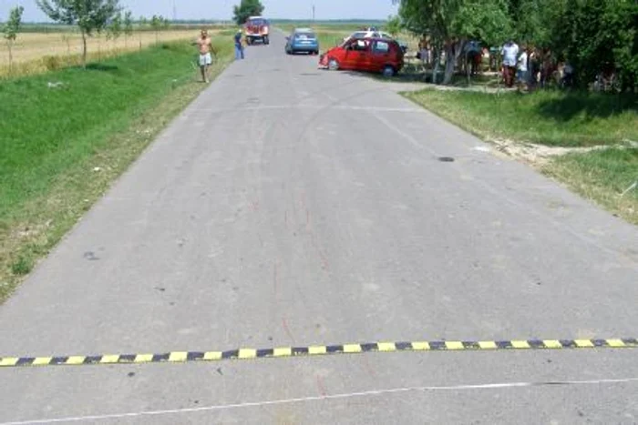 Locul unde s-a produs accidentul