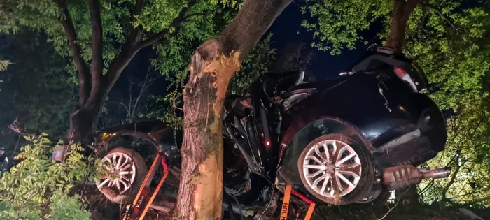 Accident Medgidia foto ISU Dobrogea