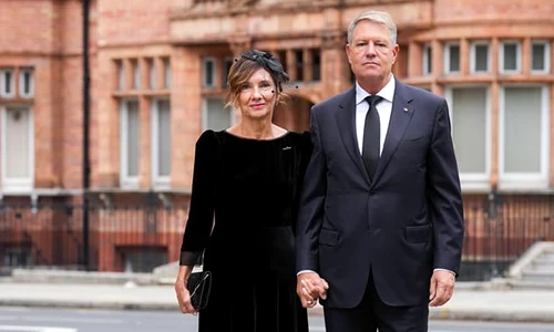 Carmen Iohannis la inmormantarea Reginei jpg