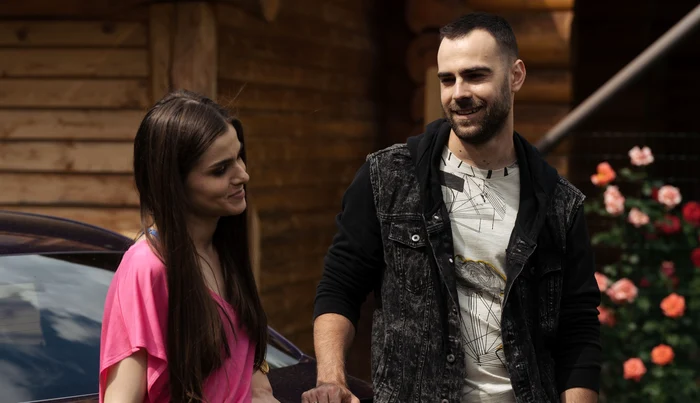 Theo Rose și Denis Hanganu, într-o scenă din „Clanul“ 