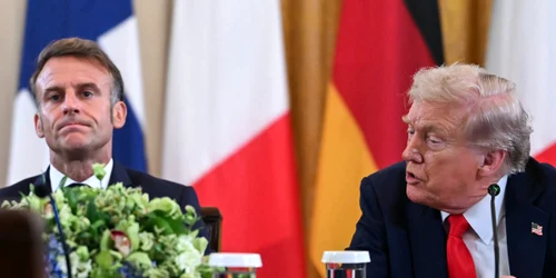 Emmanuel Macron si Trump FOTO AFP