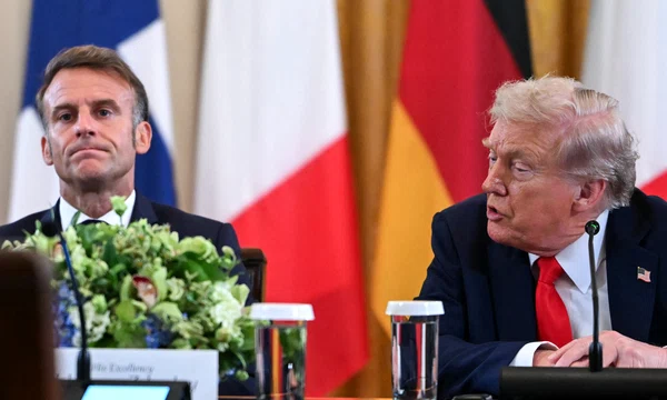 Emmanuel Macron si Trump FOTO AFP