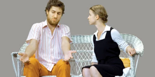 Dragoş Ionescu şi Andrea Gavriliu joacă  rolurile  celor doi îndrăgostiţi