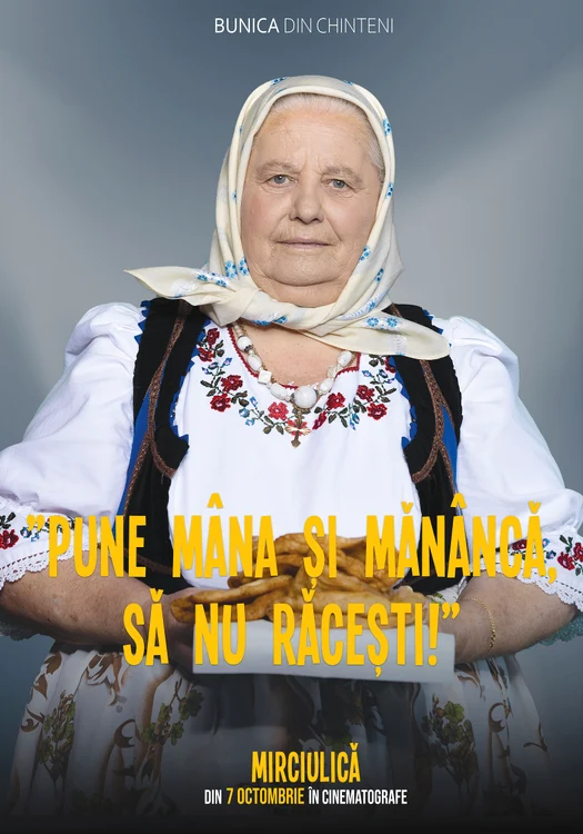 Bunicuţa apare cu succes şi în reclame, şi în filme