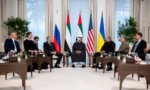 Negocieri de pace SUA Rusia  Ucraina  Abu Dhabi FOTO EPA EFE jpg