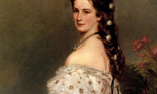 Empress Elisabeth of Austria in dancing dress, 1865, Franz Xaver Winterhalter jpg