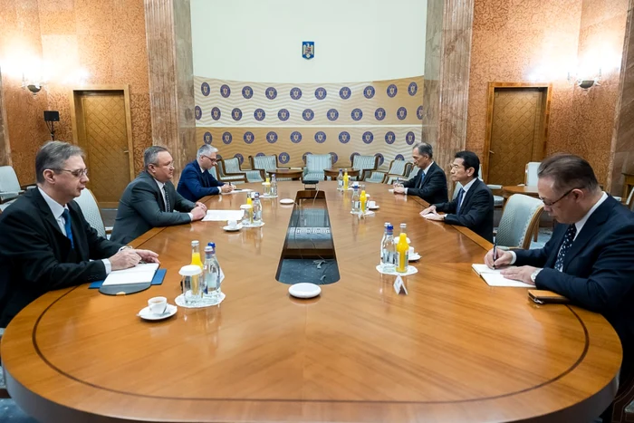 Întâlnire între premierul Nicolae Ciucă şi ambasadorul Hiroshi Ueda FOTO Guvernul României