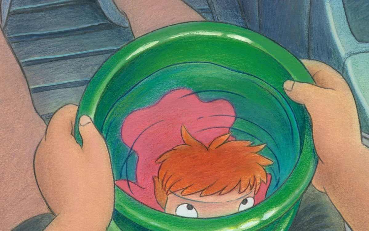 Ponyo este „peştişoara aurie“ în varianta japoneză 