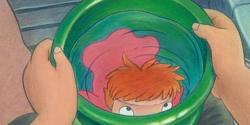 Ponyo este „peştişoara aurie“ în varianta japoneză 