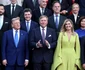 FOTO Profimedia Nicușor Dan, în spatele lui Trump la o fotografie de grup la Palatul Huis ten Bosch, în marja summitului NATO de la Haga