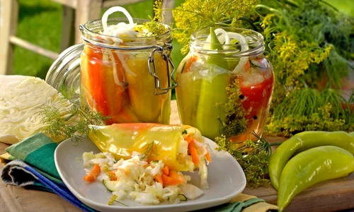 Peppers Pickled with Cabbage jpeg