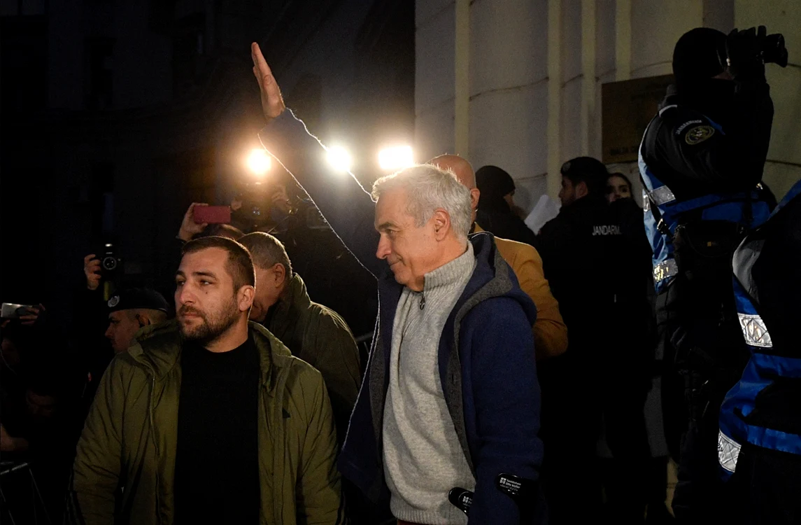 Călin Georgescu, după ce a fost audiat la Parchetul General. FOTO: Arhivă