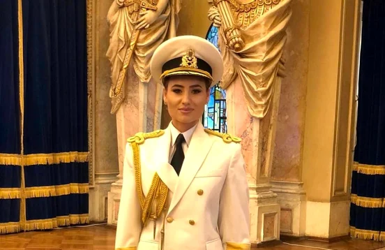 Emilia Dorobanțu a intrat în corpul ofițerilor MApN FOTO Facebook/E.D.