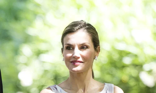 Queen Letizia At The Student Residence Madrid jpeg