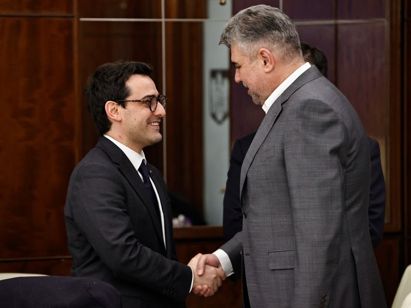 Marcel Ciolacu s-a întâlnit cu vicepreşedintele executiv al Comisiei Europene, Stéphane Séjourné. Temele care au fost abordate