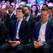 Ilie Bolojan, Nicușor Dan și Ionuț Moșteanu FOTO Inquam / Codrin Unici 