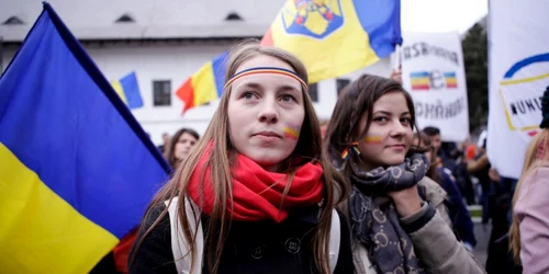 Platforma Unionistă Acţiunea 2012 organizează marşul Luptă pentru Basarabia în Bucureşti sâmbătă 22 octombrie 2016 FOTO Inquam Photos Liviu Florin Albei 