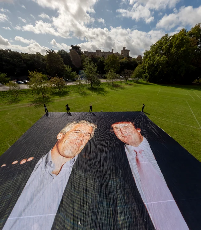  Foto Epstein și Trump, desfășurată în fața Castelului Windsor, Profimedia (3) jpg