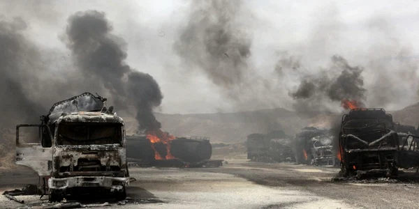 afganistan camion nato. reuters