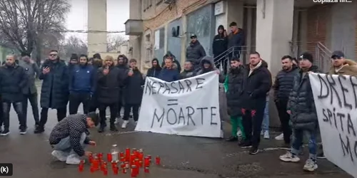 protest spital Buzau FOCUS TV captura png