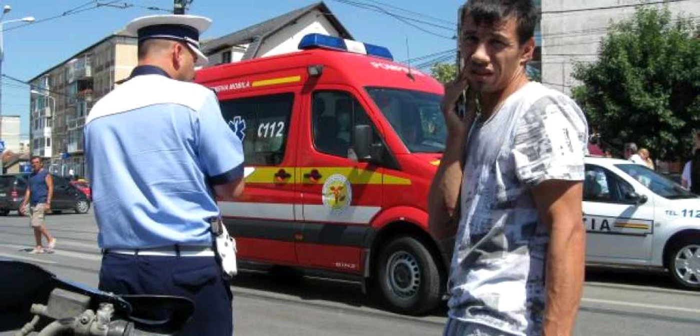 Timişoara: VIDEO Bătrân lovit de scuter pe trecerea de pietoni