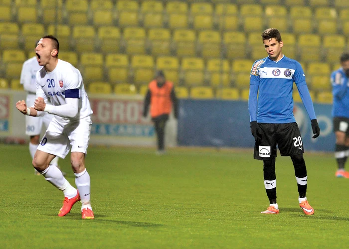 5 decembrie 2014: Ianis Hagi a jucat primele minute în Liga 1, debutând la Viitorul Constanţa Foto: Răzvan Păsărică