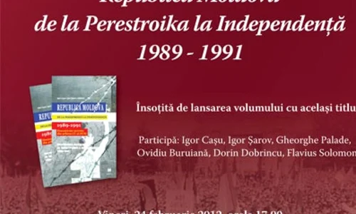 Dezbatere şi lansare de carte despre independenţa Republicii Moldova jpeg