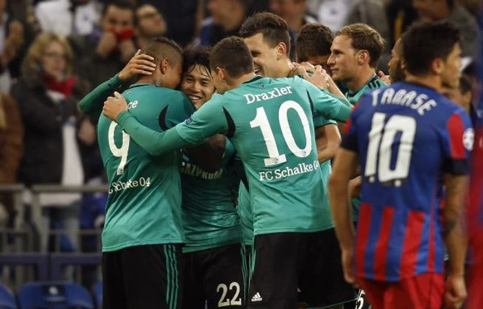 Bucuria nemţilor după marcarea primului gol (foto: Reuters)