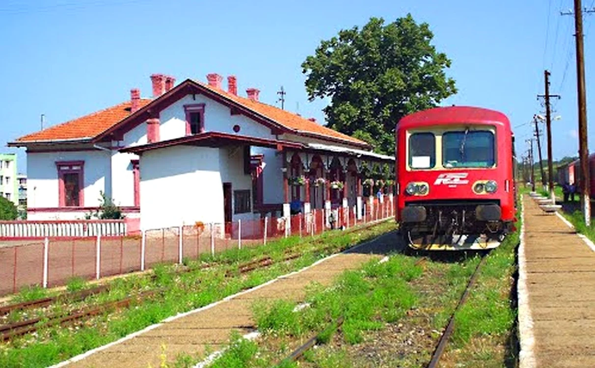 Gara Oravița, prima gară construită în România / foto: Oravita.ro