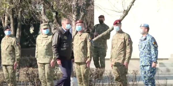 captura video Iohannis la brigada multinationala 