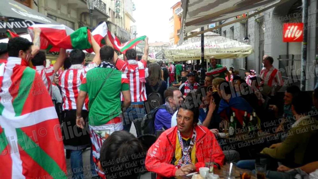 
    Fanii lui Athletic Bilbao au lăsat dezastru în urmă.  