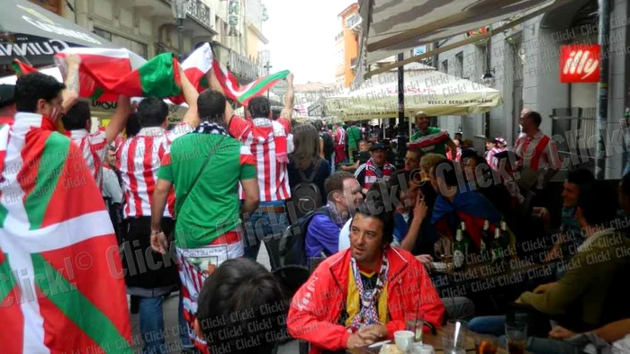 Fanii lui Athletic Bilbao au lăsat dezastru în urmă.