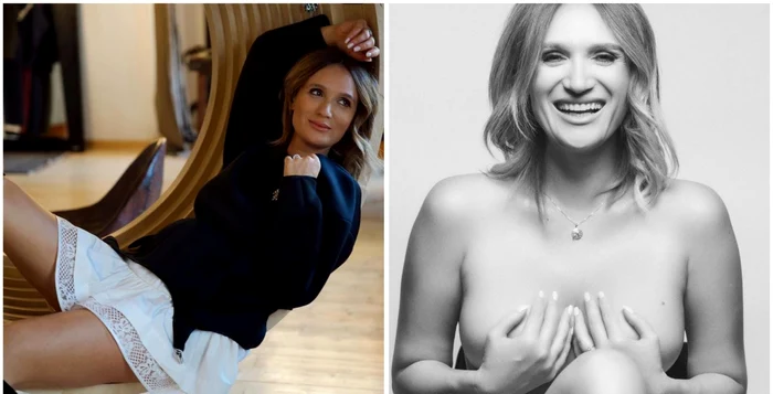 Carmen Negoiță a avut curaj să se dezbrace pentru un proiect inedit (Foto: Colaj Instagram)